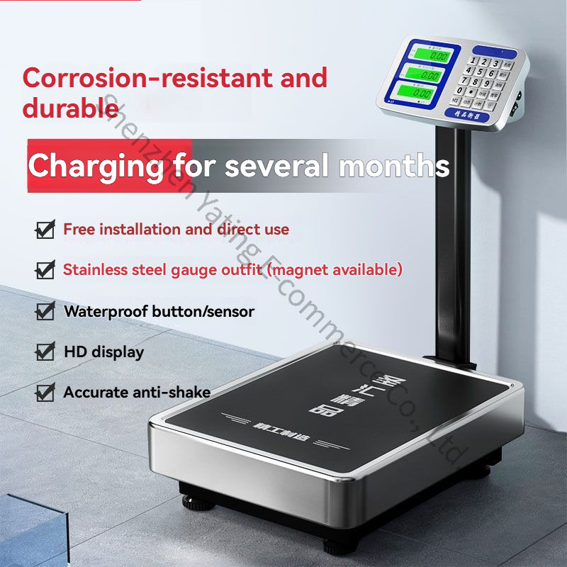 Kitchen Scale Precise - 200kg電子キッチンスケール業務用折りたたみ式電子スケール精密プラットフォームスケール、業務用ポータブル折りたたみ式