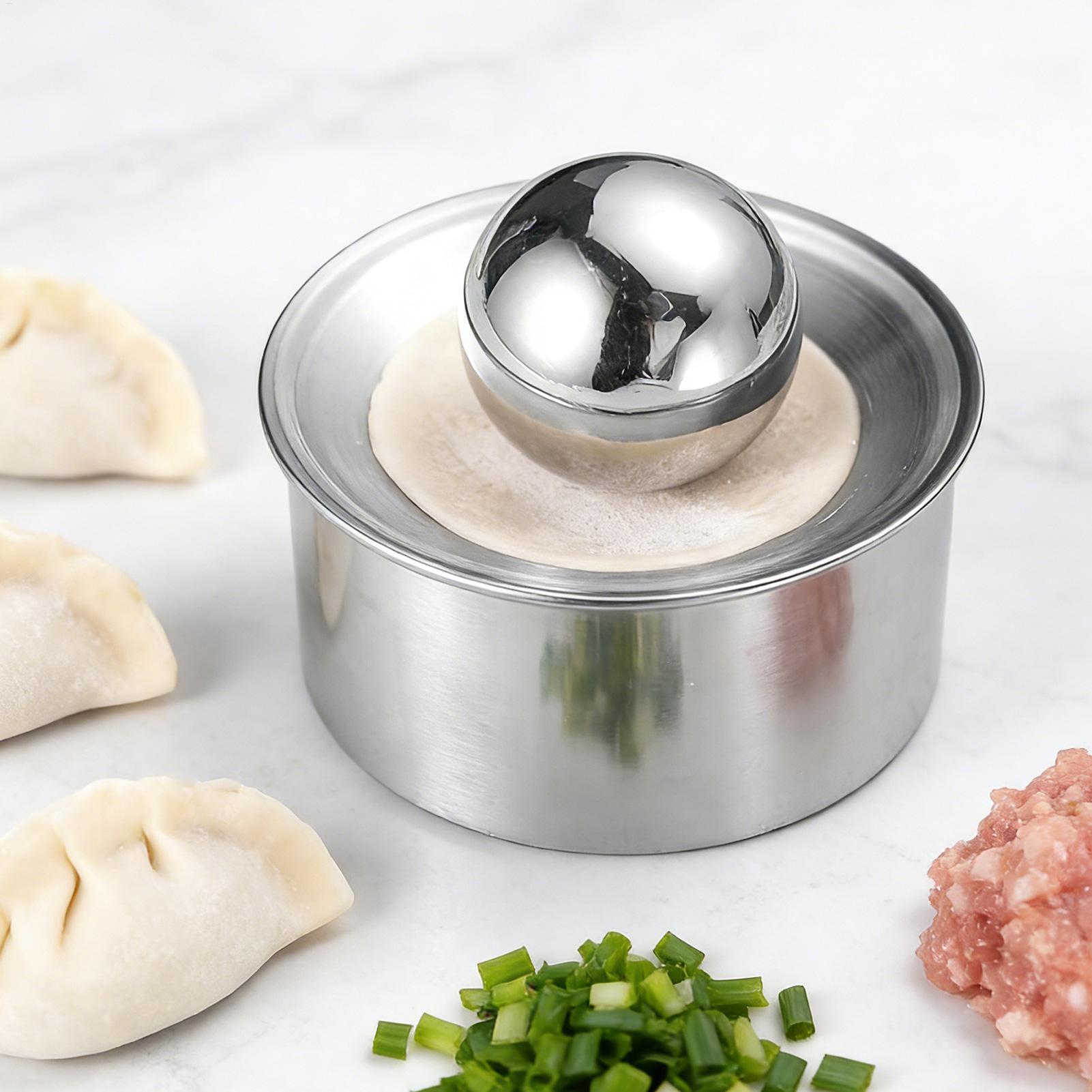 Kitchen Baking Sheets - 手動餃子皮プレス機生地シートメーカーツール自家製餃子ラビオリエンパナーダパイパスタキッチンベーキング用