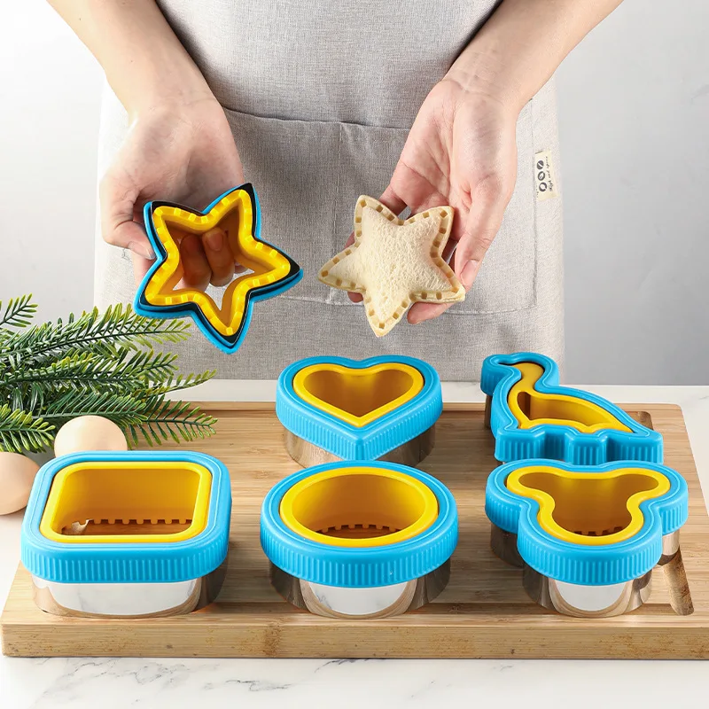 Kitchen Baking Machine - サンドイッチ切断・密封機、ビスケットプラスチック切断機、家庭用キッチンツール、ベーキングモールド、クリエイティブカッティング