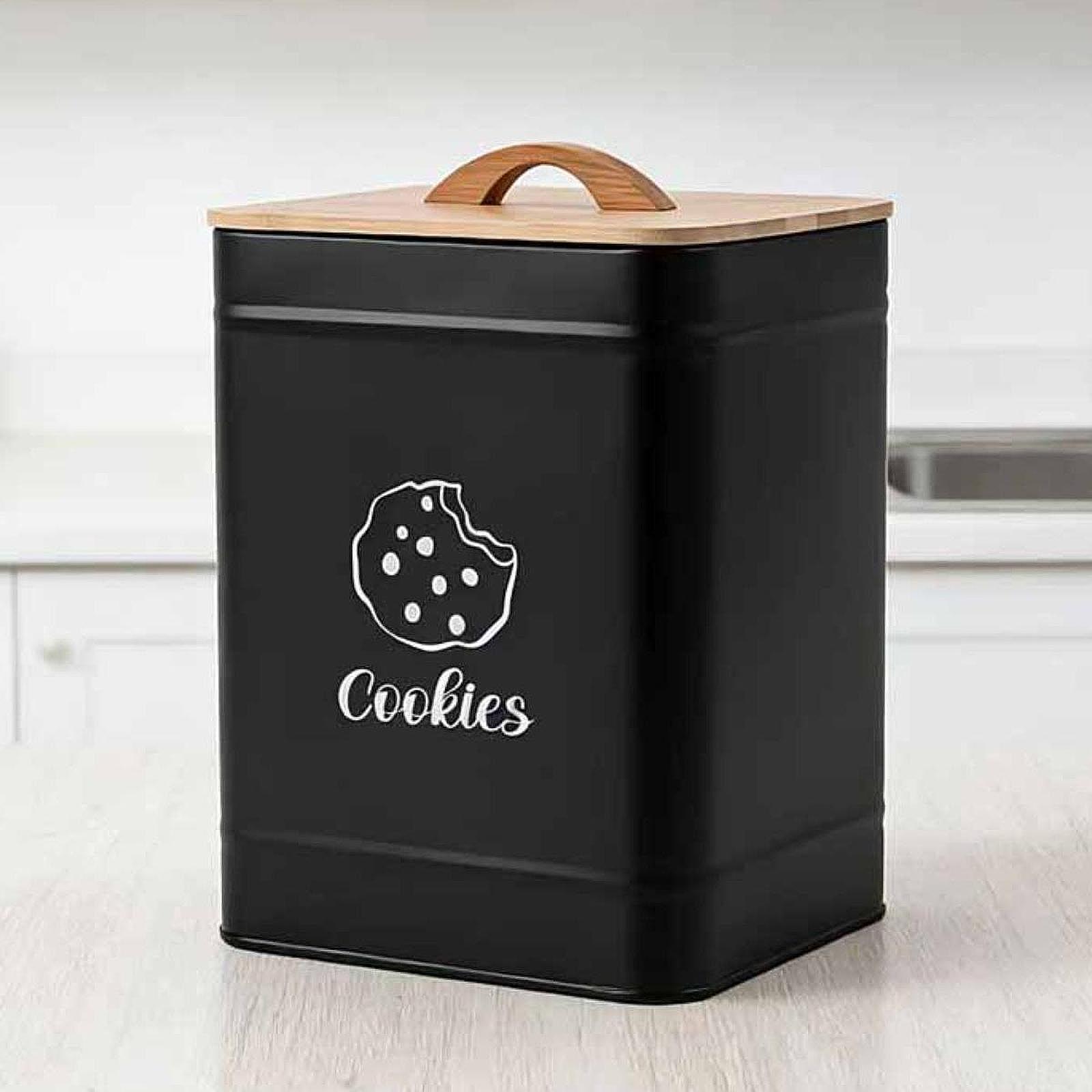 Kitchen Baking Pantry - クッキー保存容器 キッチンカウンター用 密閉ビスケット保存瓶 ベーキング収納ボックス 頑丈なオーガナイザー キャンディー