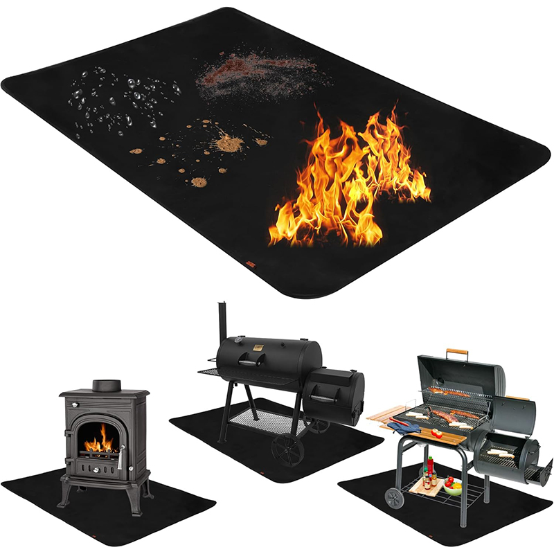 Super Kitchen Baking Mat - Lmetjma-グリルマットの下の耐熱性、屋外グリル用グリルマット、両面、防水、耐火、耐油性、グリルパッド、jt335