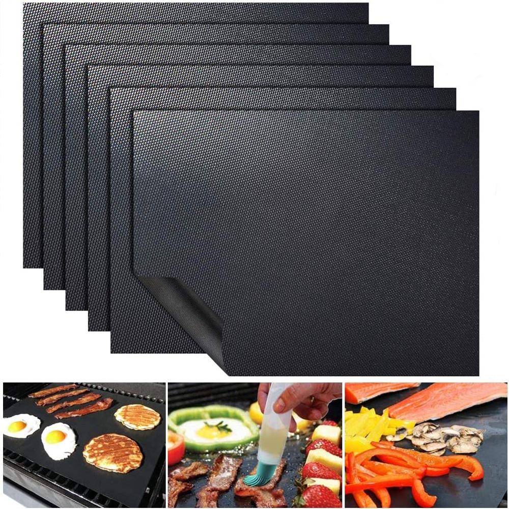 Super Kitchen Baking Mat - バーベキューグリルマット ノンスティックマット 耐熱グリルマット 屋外ベーキング 再利用可能なバーベキューパーティーマット 40x33cm