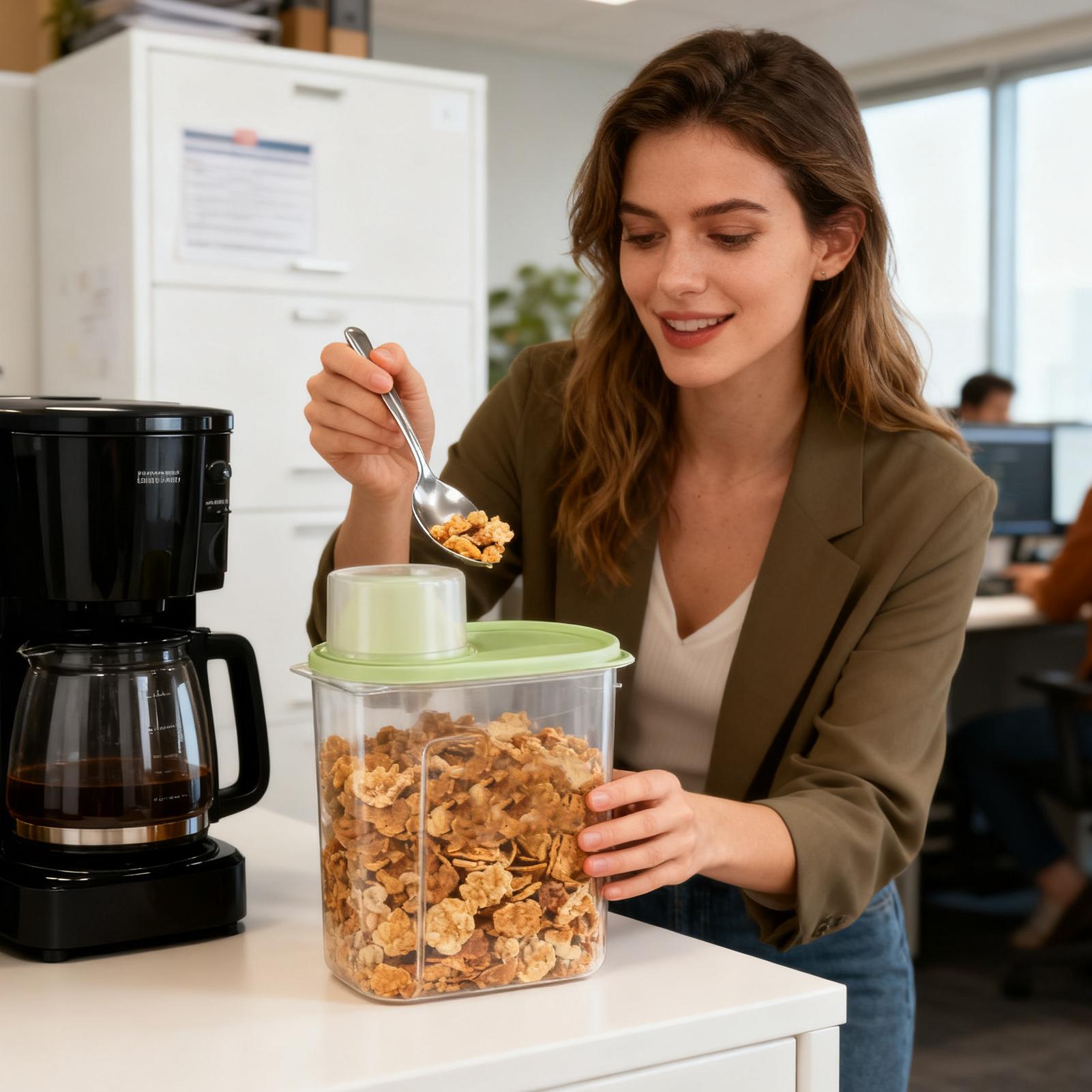 Kitchen Baking Pantry - キッチン用キャニスターセット 4個 2.5L 透明 密閉 キッチン用品