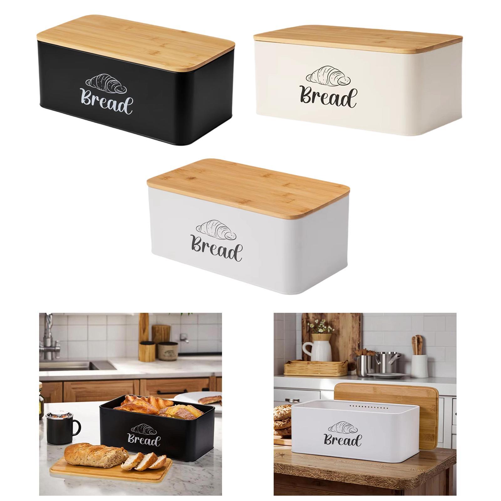 Kitchen Baking Pantry - キッチンカウンター用ブレッドボックス 頑丈で多用途なギフト パントリー用ブレッドキーパー 焼き菓子 コーヒーショップ 農家風ペストリー用