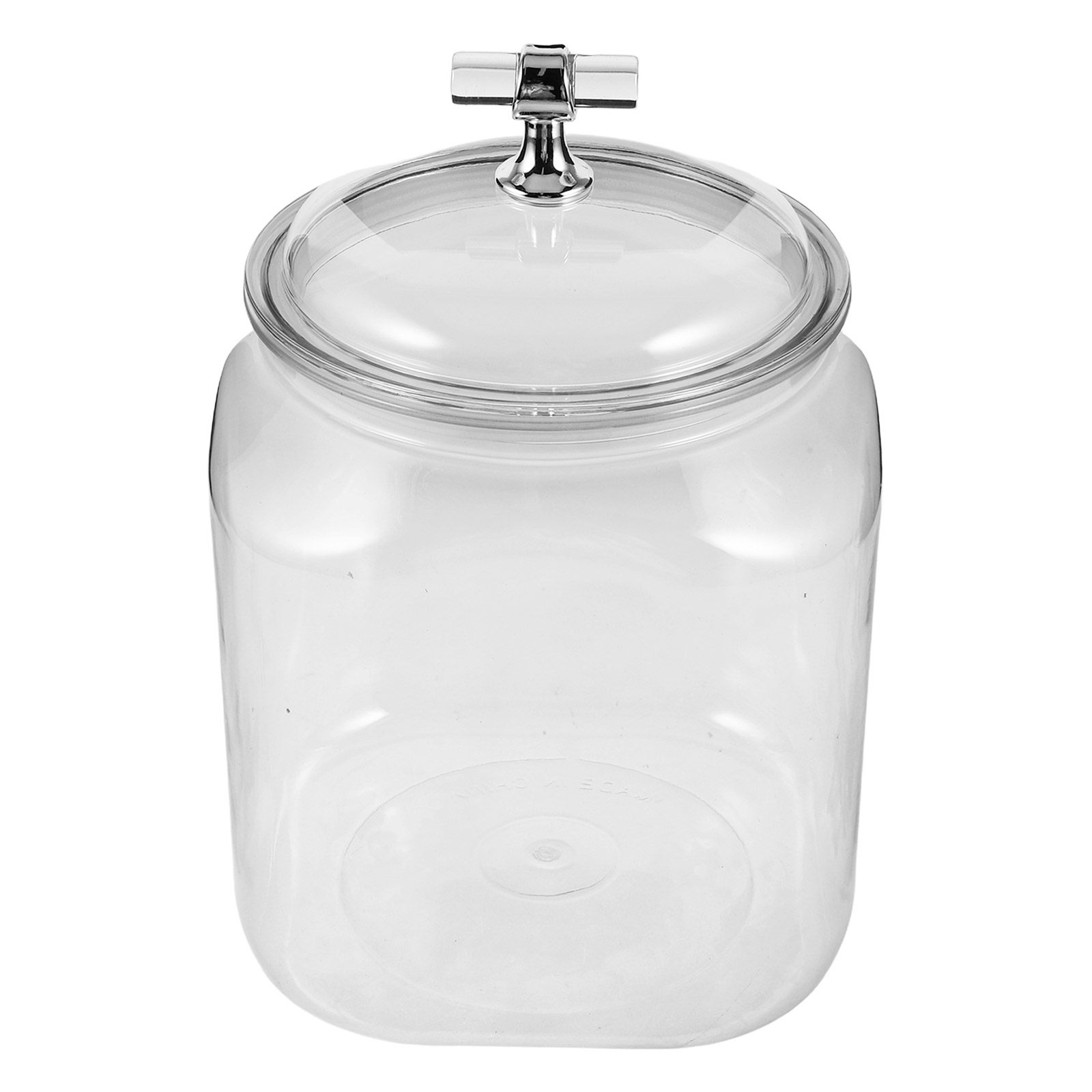 Kitchen Baking Pantry - 大型の気密性のある透明なプラスチック製キッチン収納ジャー、お茶、コーヒー、砂糖、小麦粉、穀物、製菓材料、スナック、パントリー整理用、透明