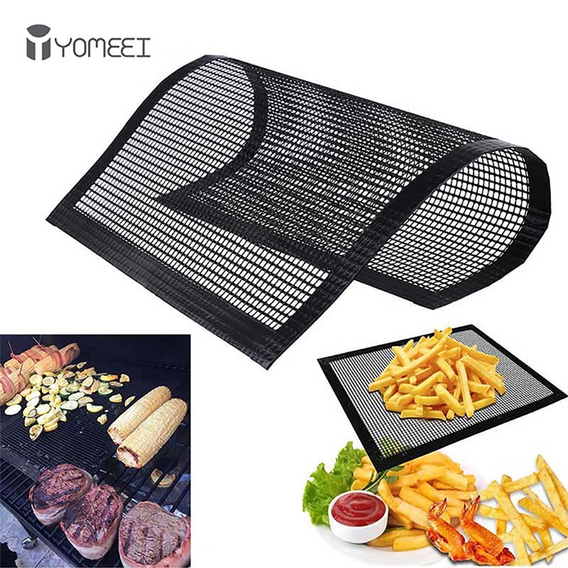 Super Kitchen Baking Mat - Yomeeiバーベキューグリルカバーマットパッドptfeベーキングマットノンスティックベーキングシートパッド屋内屋外バーベキュー鰓使用アクセサリー