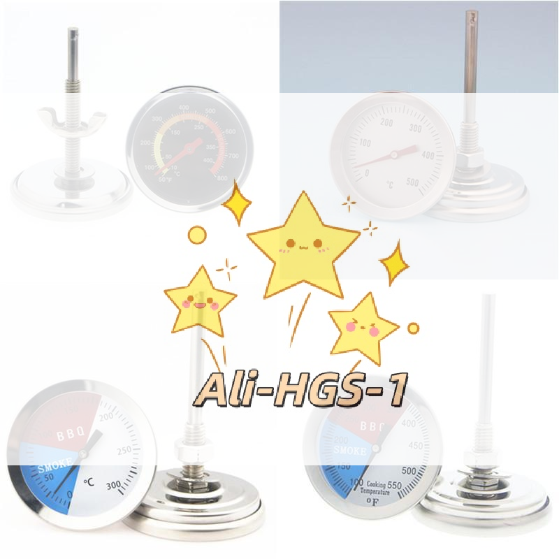 Oven Thermometer Analog - グリル温度計 アナログ 52/54mm 大型ダイヤル 0-500℃ ℃