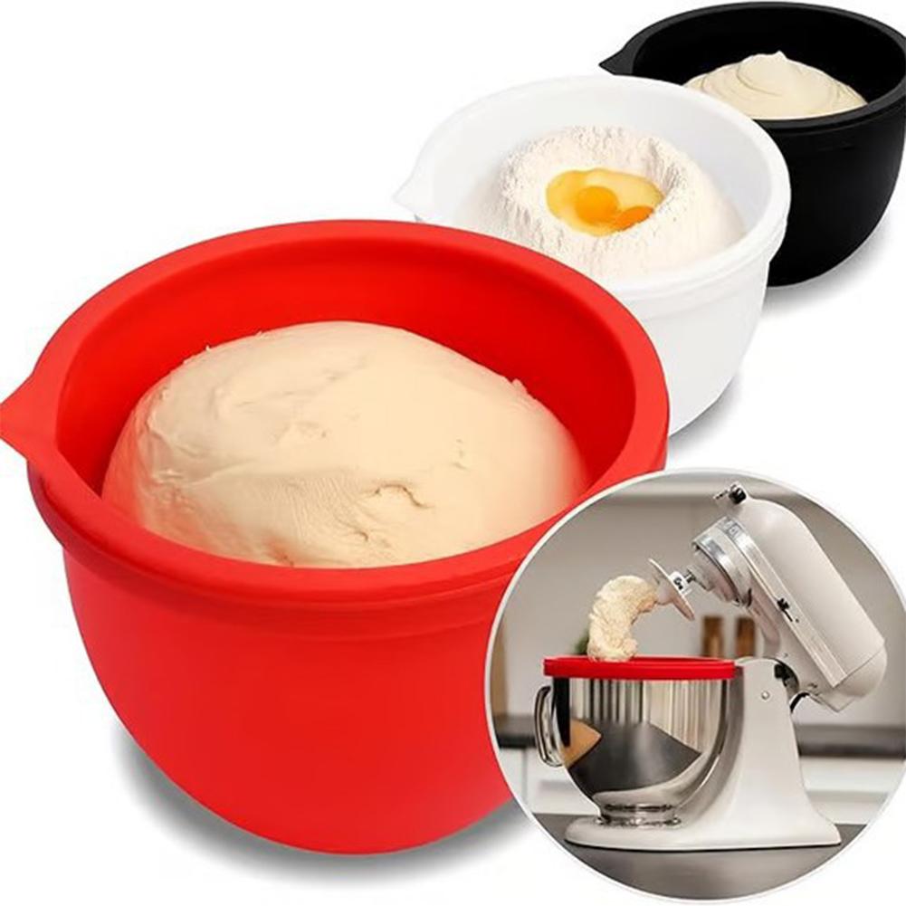 Kitchenaid Baking Bowl - シリコンボウルライナー 蓋付き キッチンエイド チルトヘッドミキサー用 5クォート容量 耐熱性