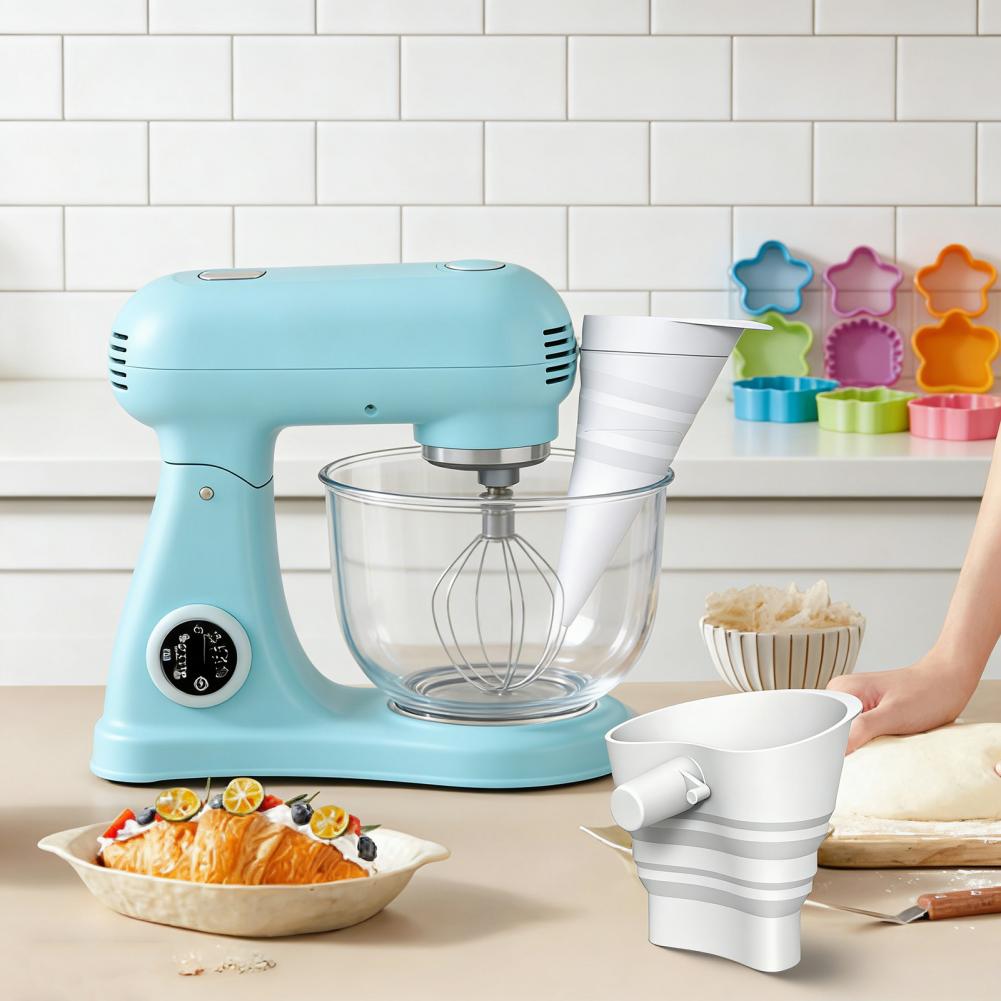プロのベーキングアクセサリー シリコン製小麦粉漏斗 ミキサー - Kitchenaid Baking Bowl のレビューと価格