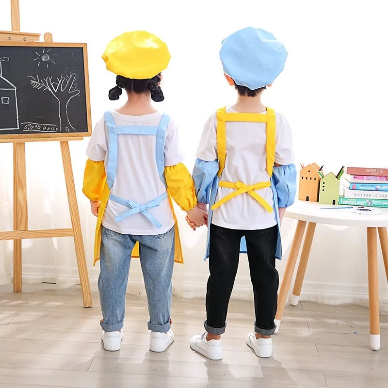 3pc 子供キッチンエプロンセットベーキングキッズペインティ - Kitchen Baking Drawing のレビューと価格