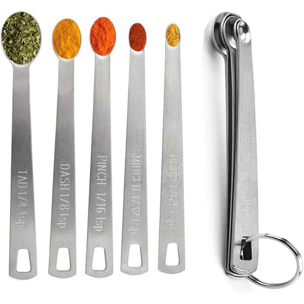 ステンレス製計量スプーンセット 5本セット テーブルスプーン - Baking (Kitchen Ingredient) のレビューと価格