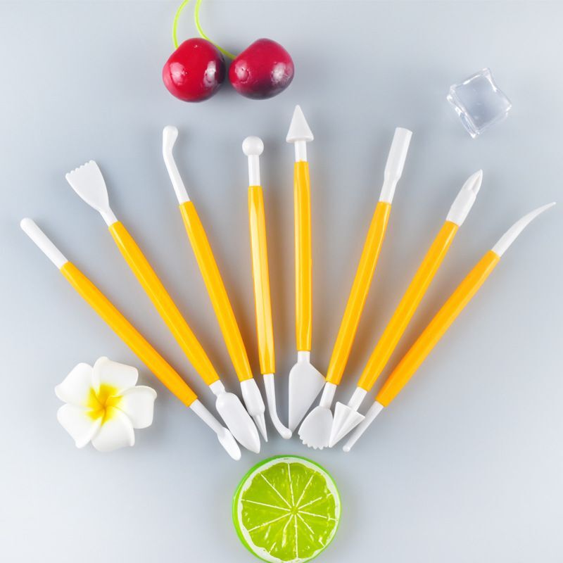 11 ピース/セットベーキングツールケーキ家庭用 DIY キ - Fondant Smoother Set のレビューと価格
