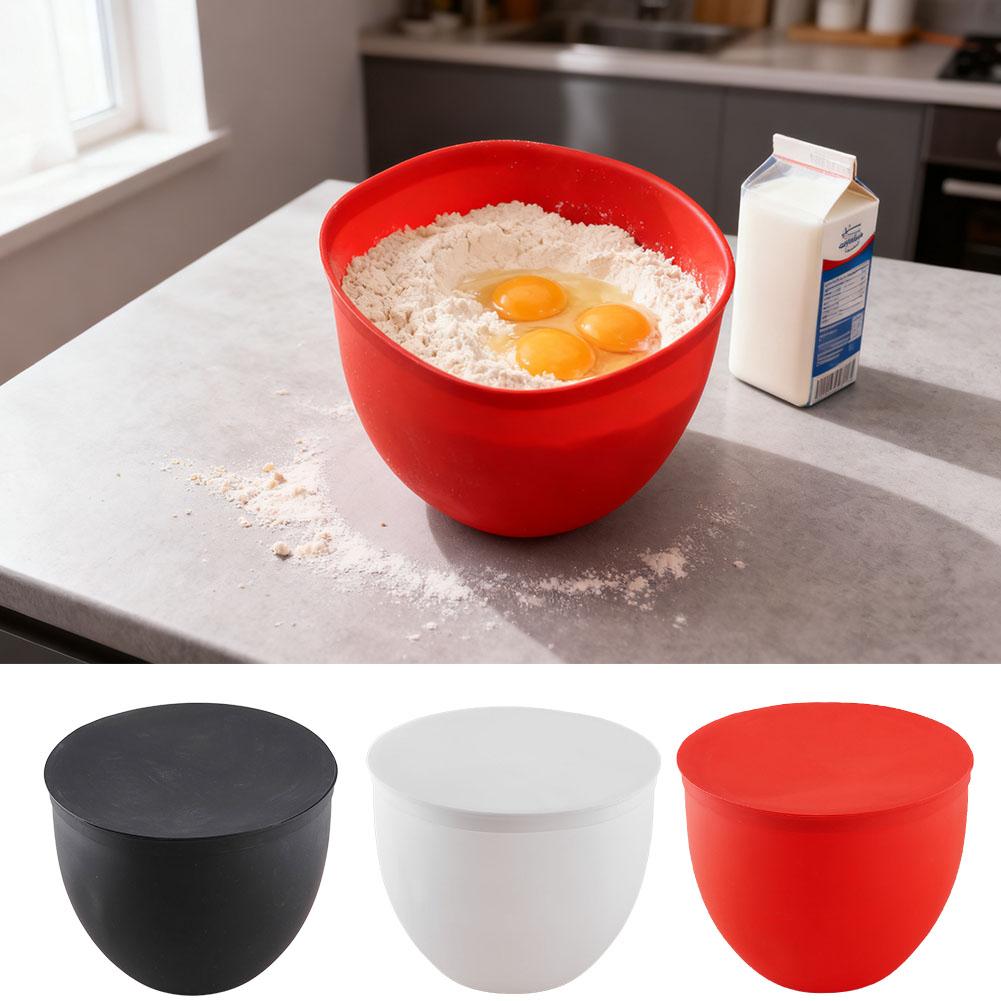 アップグレードキッチンシリコンボウルインサートエイド、蓋付き - Kitchenaid Baking Bowl のレビューと価格