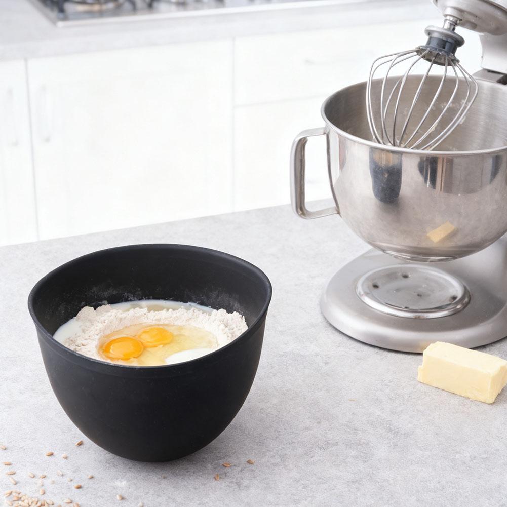 アップグレードキッチンシリコンボウルインサートエイド、蓋付き - Kitchenaid Baking Bowl のレビューと価格