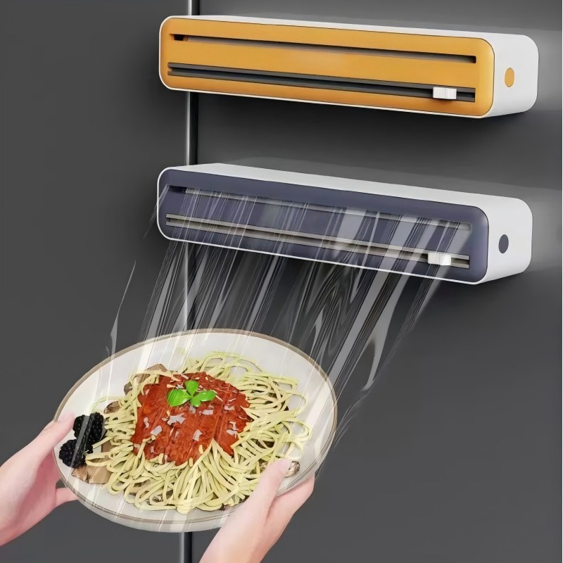 大型プラスチックラップディスペンサー（カッター付き）、デュア - Kitchen Baking Machine のレビューと価格