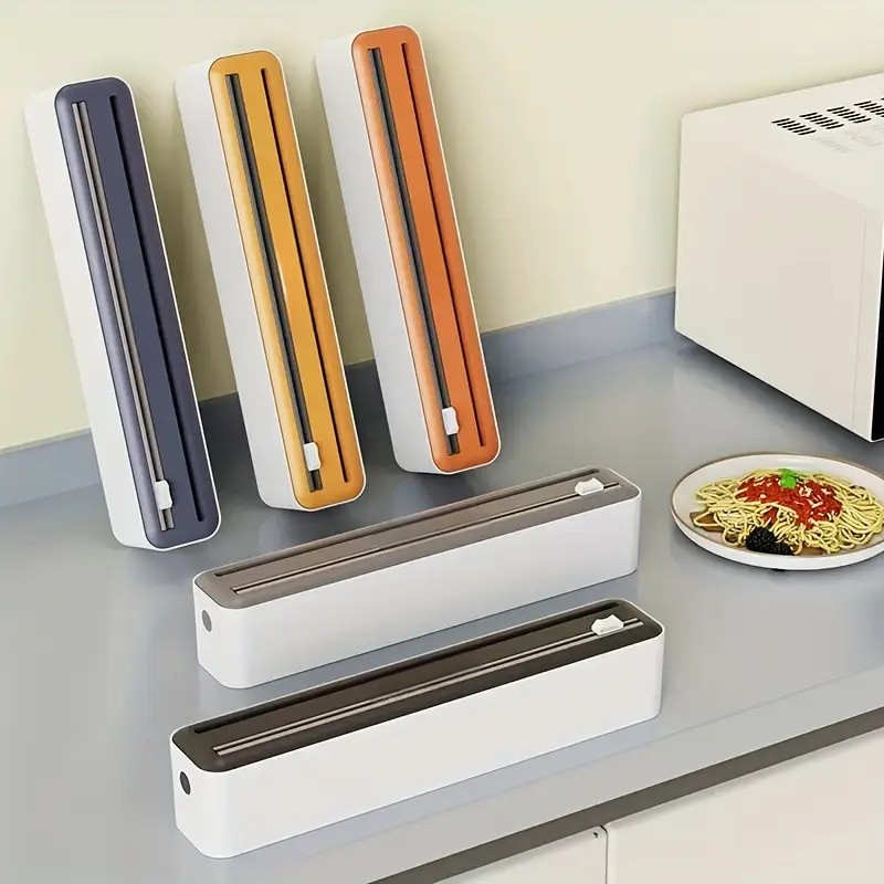 大型プラスチックラップディスペンサー（カッター付き）、デュア - Kitchen Baking Machine のレビューと価格