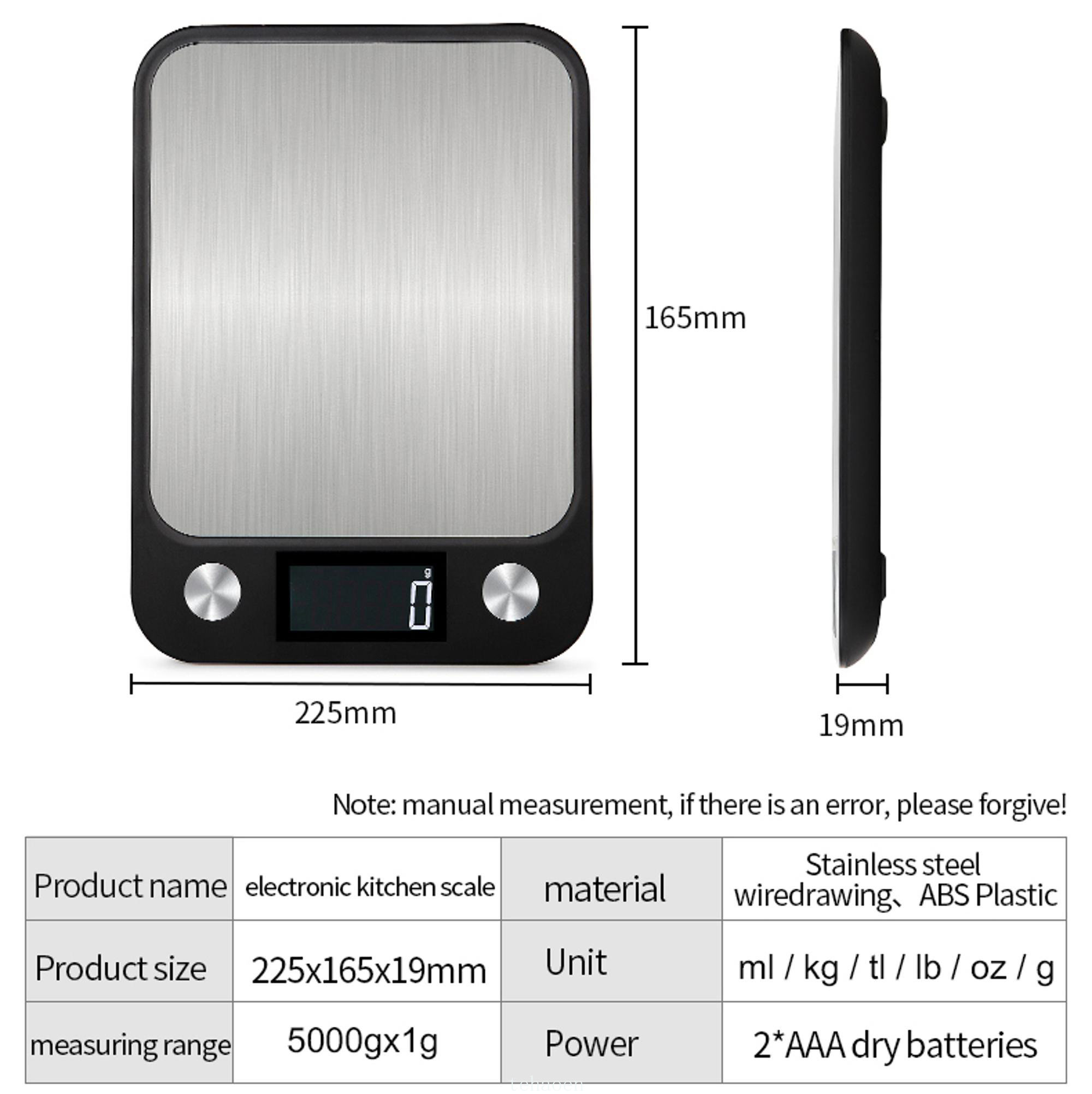 キッチンスケール 5/10/15Kg 計量食品コーヒー天秤デ - Kitchen Scale Precise のレビューと価格