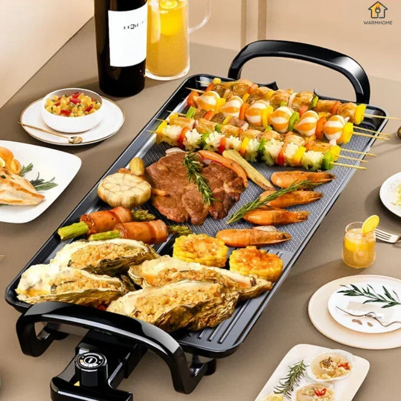 家庭用多機能キッチンバーベキューマシン、低煙屋内外兼用電気焼 - Kitchen Baking Machine のレビューと価格