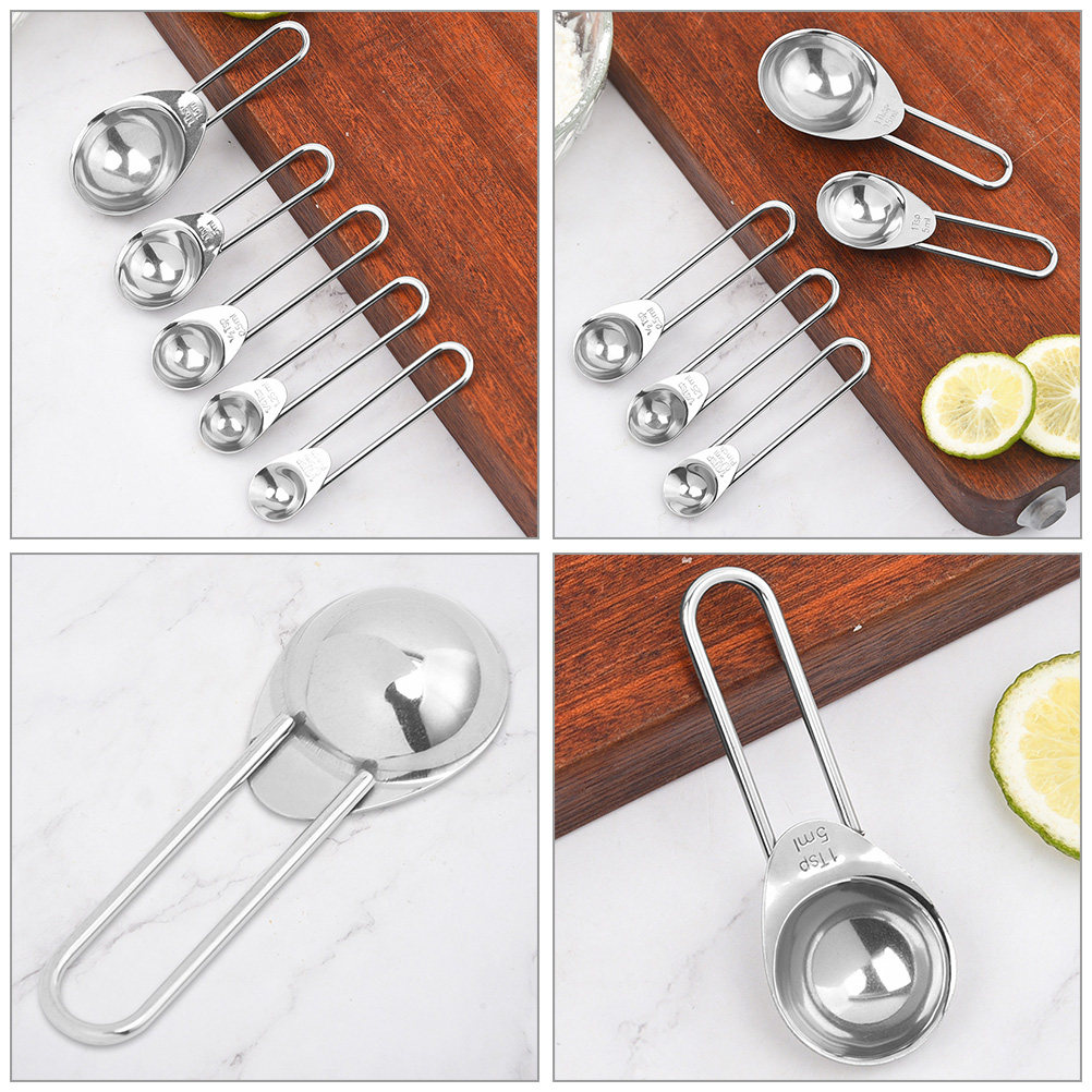 プレミアムステンレス製計量スプーンセット 6ピース ベーキン - Baking (Kitchen Ingredient) のレビューと価格