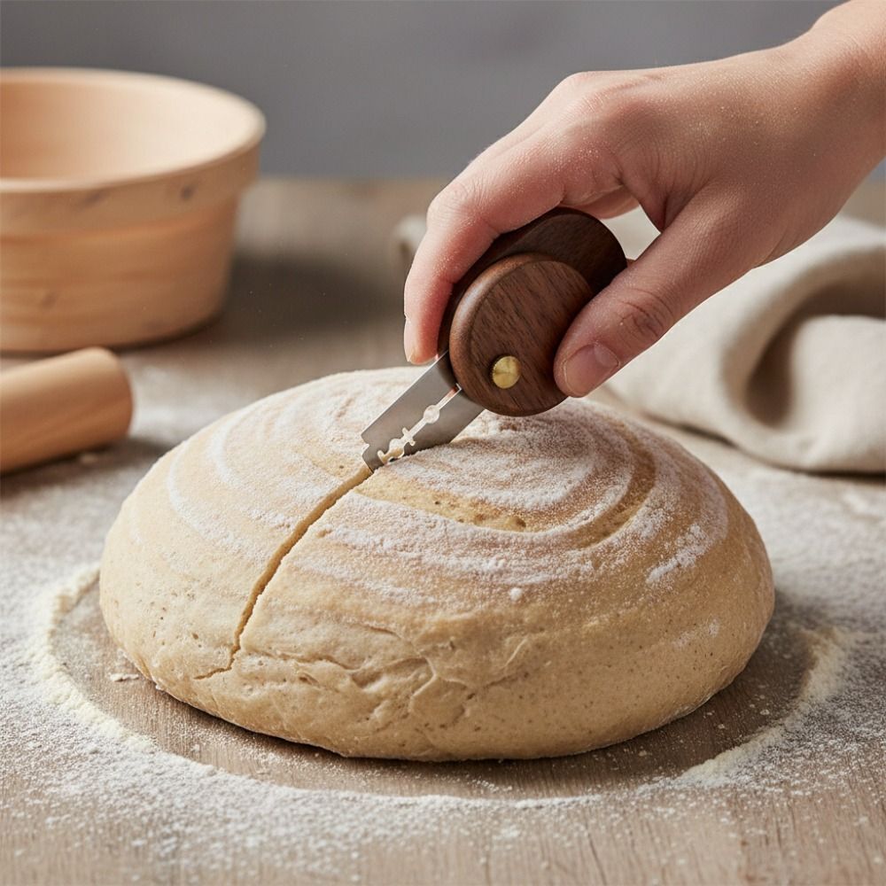 折りたたみ式木製ハンドルパン切り包丁、取り外し可能なプロ仕様 - Bread Lame Scoring のレビューと価格
