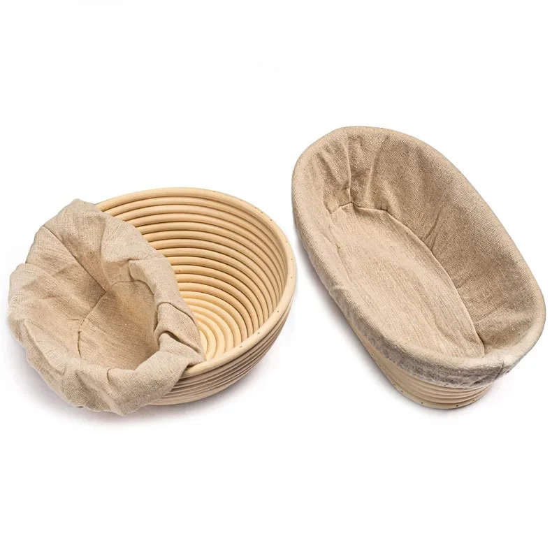 籐パンプルーフバスケット パンバスケット オーバルラタンウィ - Proofing Basket Banneton のレビューと価格