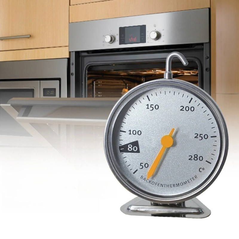 ステンレス製オーブン温度計 大型ダイヤル 50-280℃ ℃ - Oven Thermometer Analog のレビューと価格