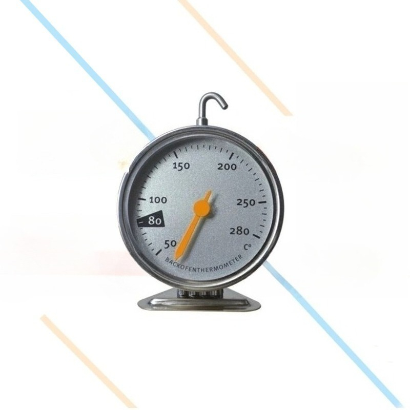 ステンレス製オーブン温度計 大型ダイヤル 50-280℃ ℃ - Oven Thermometer Analog のレビューと価格