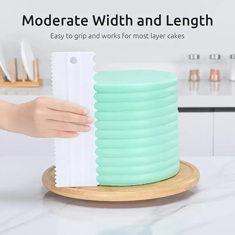 4個入りケーキスクレーパーセット - アイシングスムーザー＆ - Fondant Smoother Set のレビューと価格