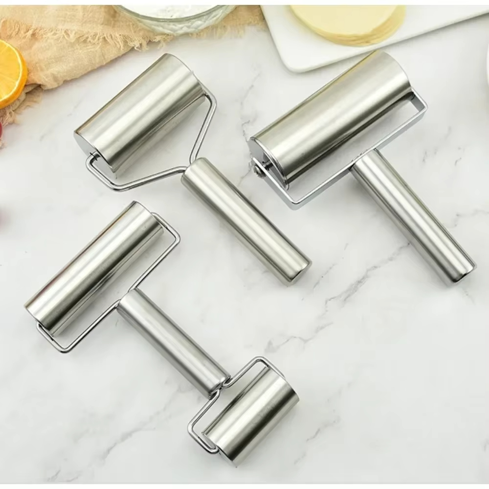 ステンレス鋼ダブルヘッドローリングピンノンスティック生地ペス - Kitchen Baking Machine のレビューと価格