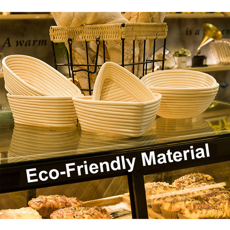 天然ラタン製手作りパン発酵かご、耐久性のある籐製バヌトンボウ - Proofing Basket Banneton のレビューと価格