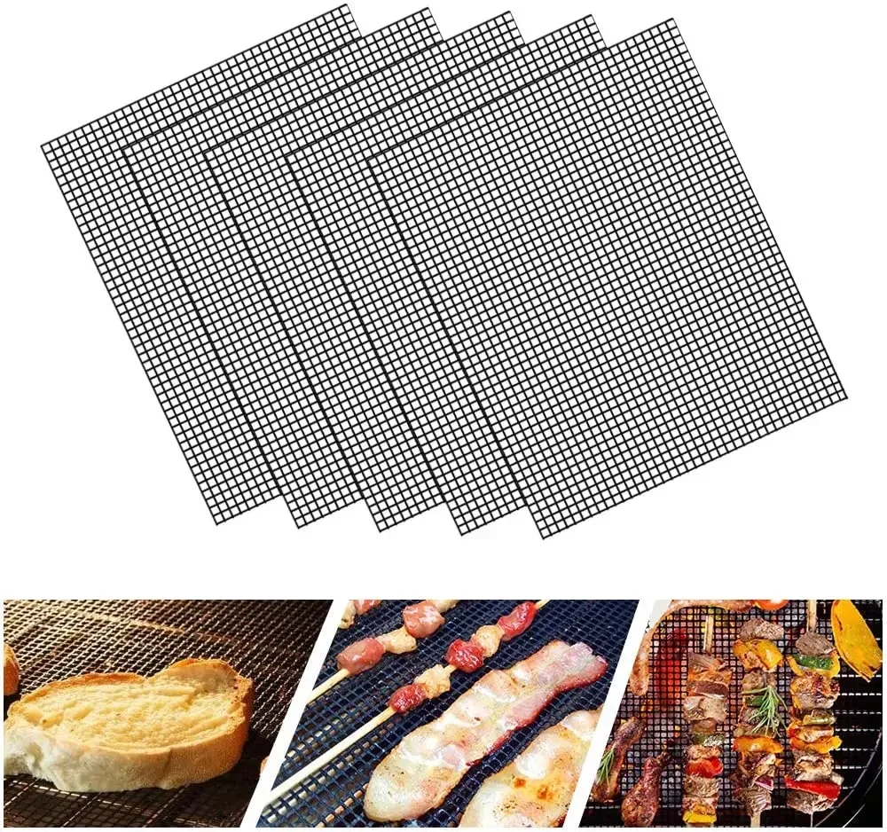 バーベキューバーベキューPTFEメッシュマット、グラスファイ - Super Kitchen Baking Mat のレビューと価格