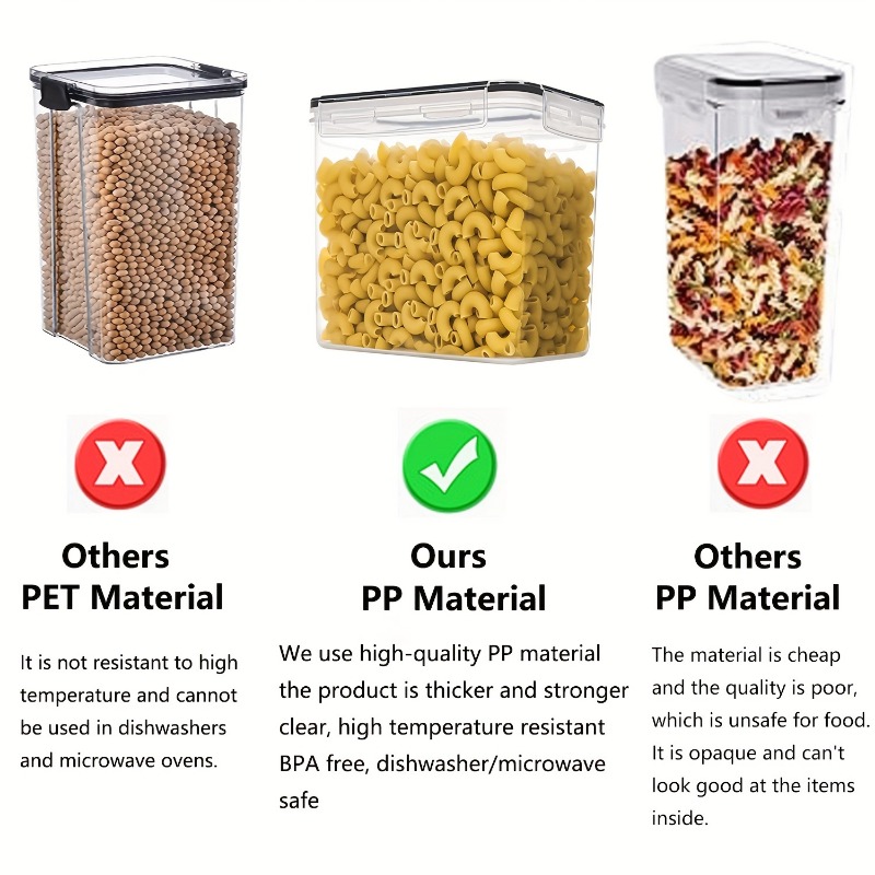 気密食品保存容器、キッチンパントリー、砂糖、小麦粉、ベーキン - Kitchen Baking Pantry のレビューと価格