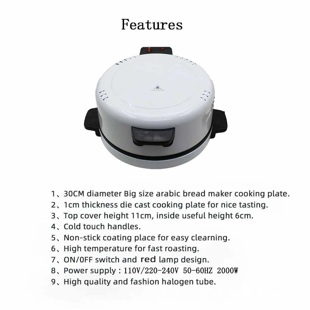 2000Wハイパワー多機能電気オーブン 家庭用ピザメーカー  - Kitchen Baking Machine のレビューと価格