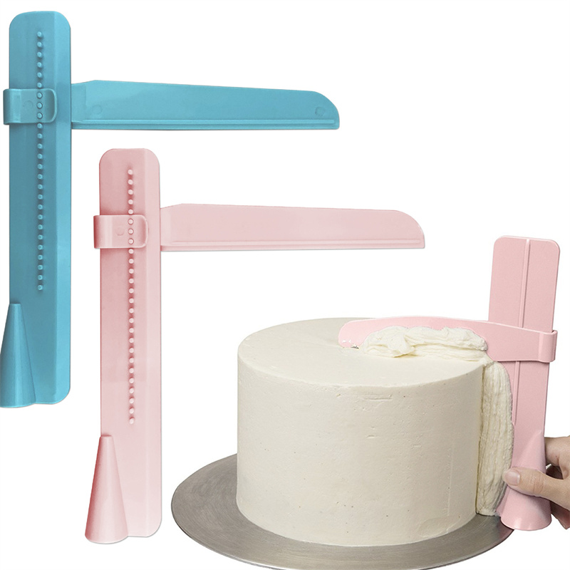 DIY調整可能なスクリードケーキスクレーパー、フォンダンスパ - Fondant Smoother Set のレビューと価格