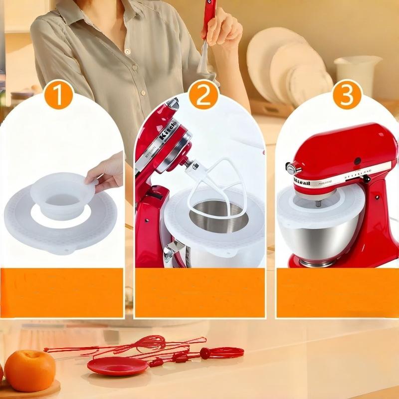 1 個 DIY シリコンミキサーボウル蓋 4.5-5 クォー - Kitchenaid Baking Bowl のレビューと価格