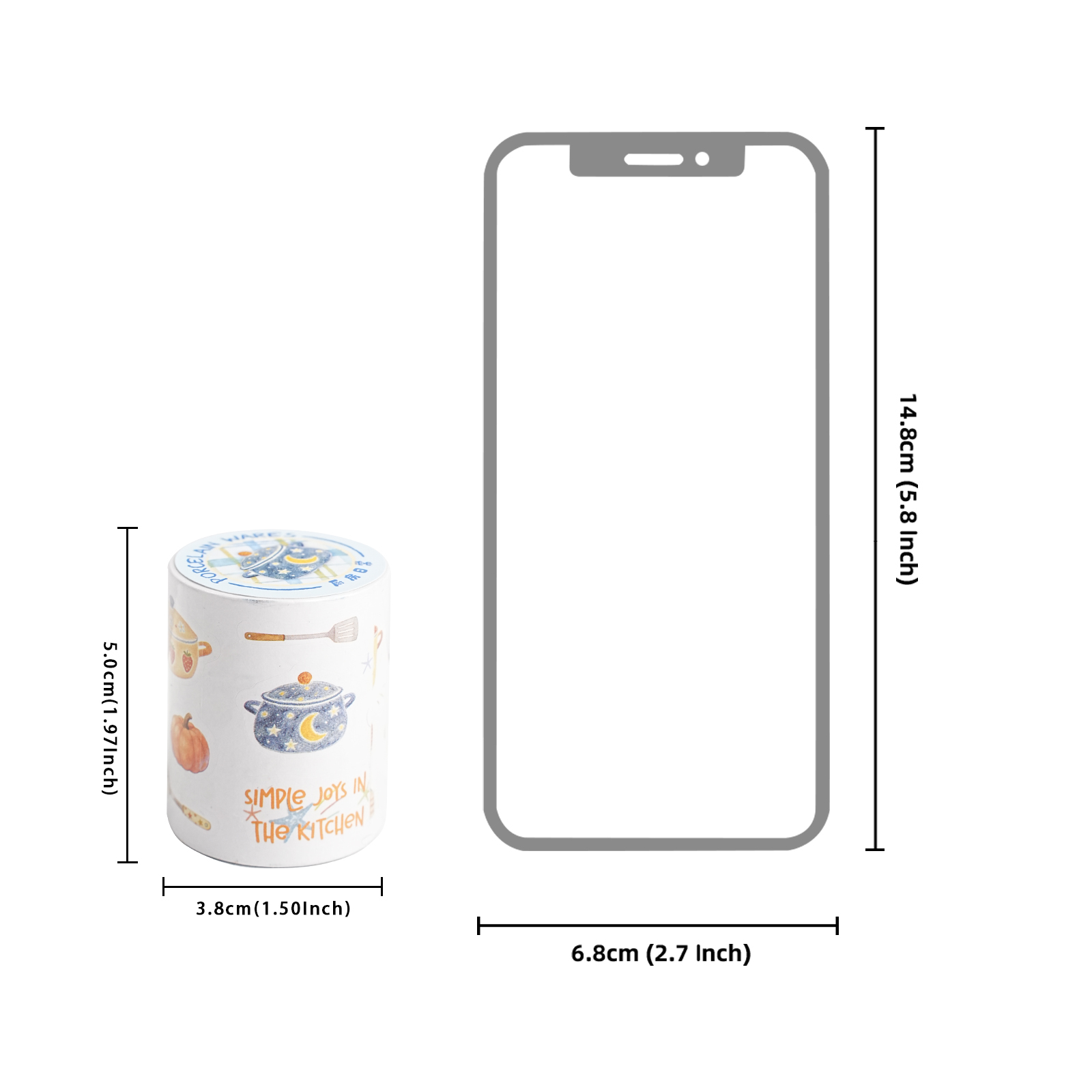 エトリライフキッチン 日常用具と食材用和紙テープ 50mm× - Baking (Kitchen Ingredient) のレビューと価格