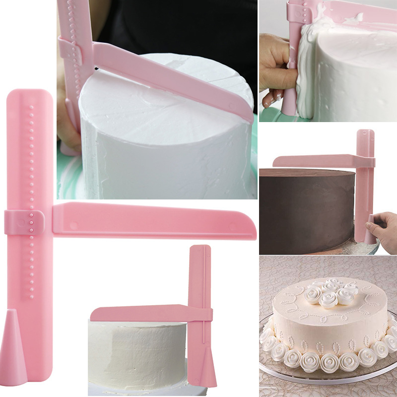 ケーキスクレーパースムーサー調整可能なフォンダンスパチュラケ - Fondant Smoother Set のレビューと価格