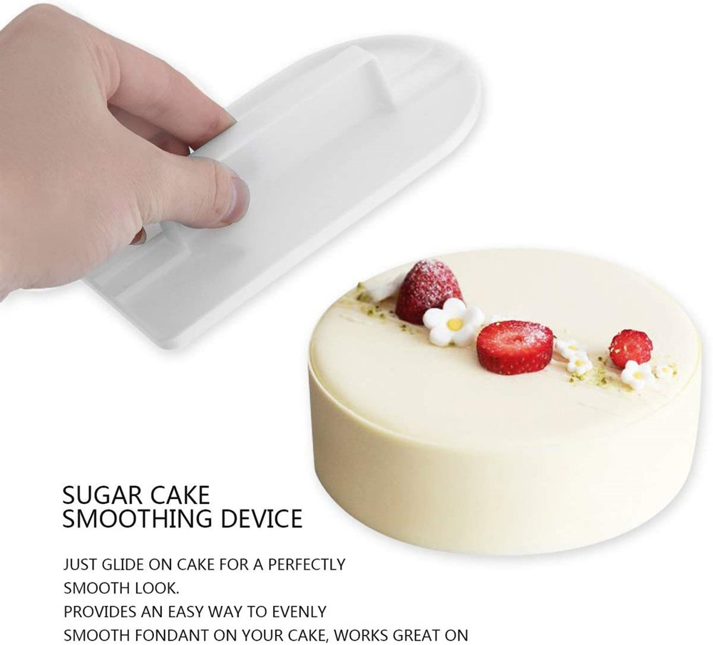 ケーキスクレーパースムーサー調整可能なフォンダンスパチュラケ - Fondant Smoother Set のレビューと価格
