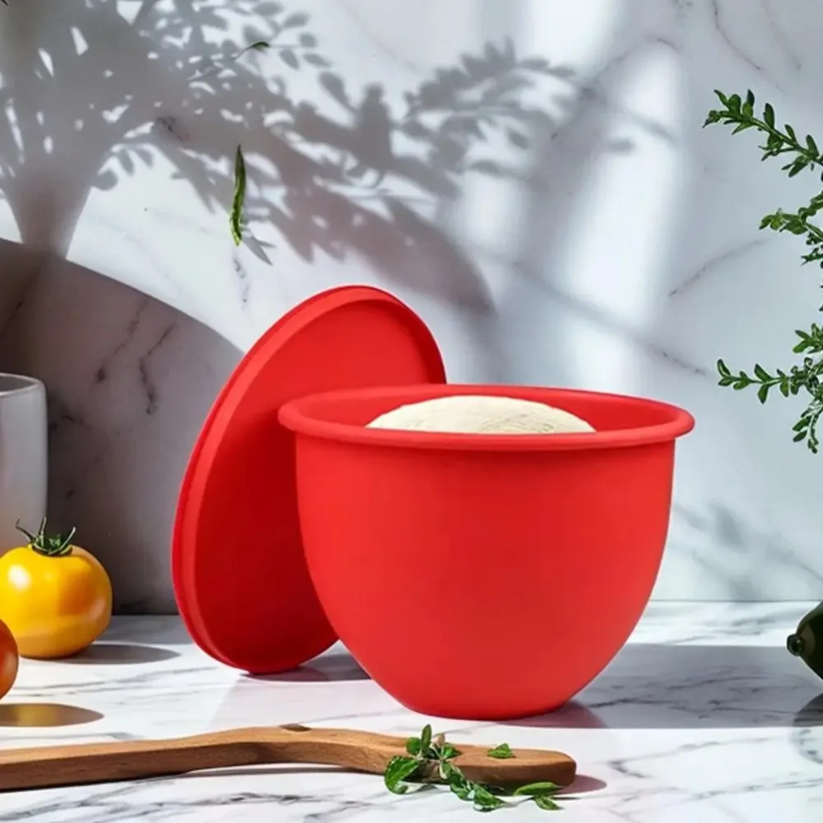 シリコン製ミキサーボウルライナー 蓋付き スタンドミキサーイ - Kitchenaid Baking Bowl のレビューと価格