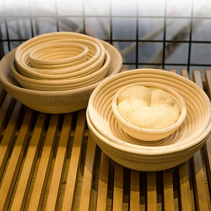 天然籐パンプルーフバスケット手作り籐籐ベーキングボウル生地発 - Proofing Basket Banneton のレビューと価格