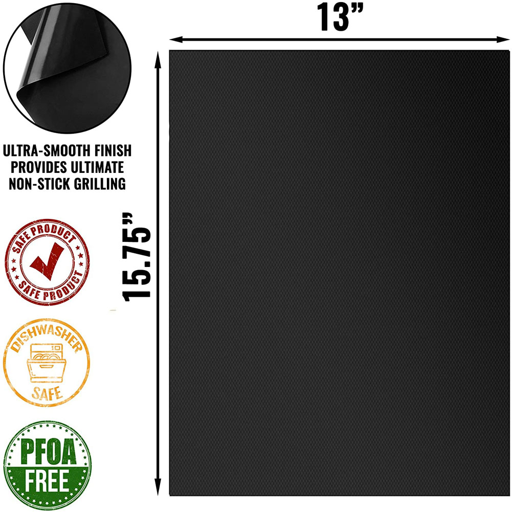 バーベキューグリルマット ノンスティックマット 耐熱グリルマ - Super Kitchen Baking Mat のレビューと価格