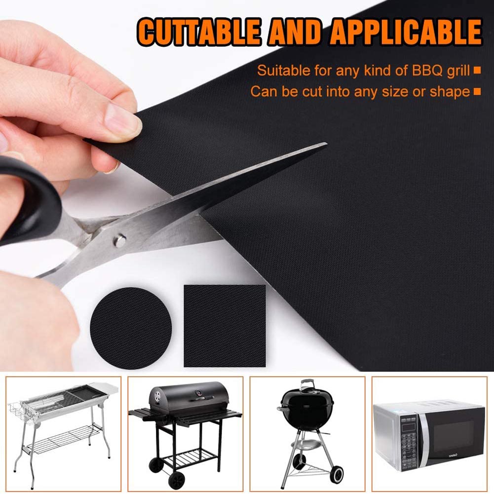 バーベキューグリルマット ノンスティックマット 耐熱グリルマ - Super Kitchen Baking Mat のレビューと価格