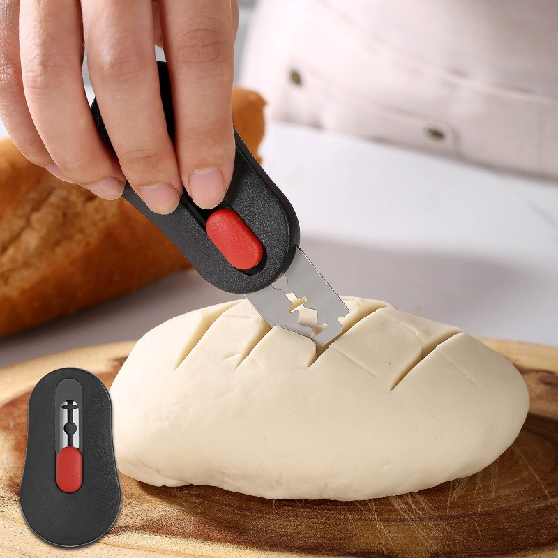 プルプッシュブレッドスコアリングレーム生地スコアリングツール - Bread Lame Scoring のレビューと価格