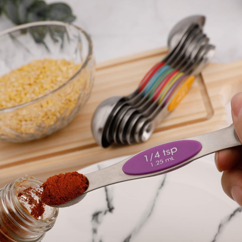 両面磁気式スタッカブルステンレス製計量スプーンセット（ティー - Baking (Kitchen Ingredient) のレビューと価格