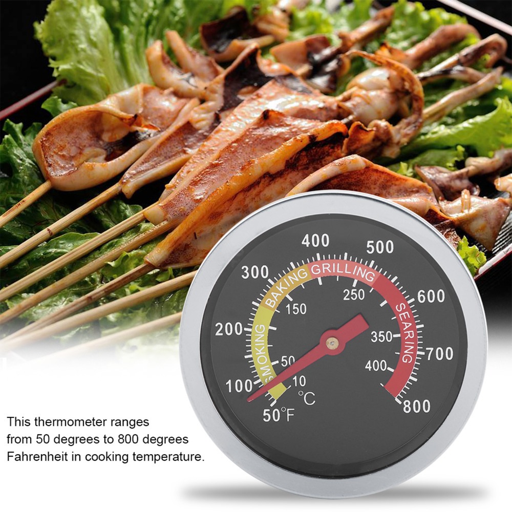 ステンレス鋼バーベキュー温度計デュアルスケールブラックオーブ - Oven Thermometer Analog のレビューと価格