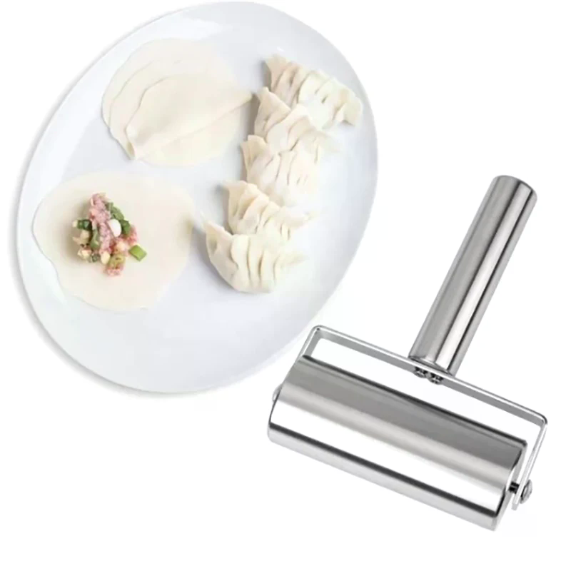 ダブルヘッドステンレス鋼ローリングピンノンスティック生地ペス - Kitchen Baking Machine のレビューと価格
