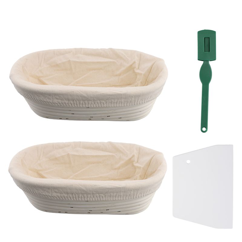 A67K-バヌトン発酵かごセット - 職人技のサワー種パン用 - Proofing Basket Banneton のレビューと価格