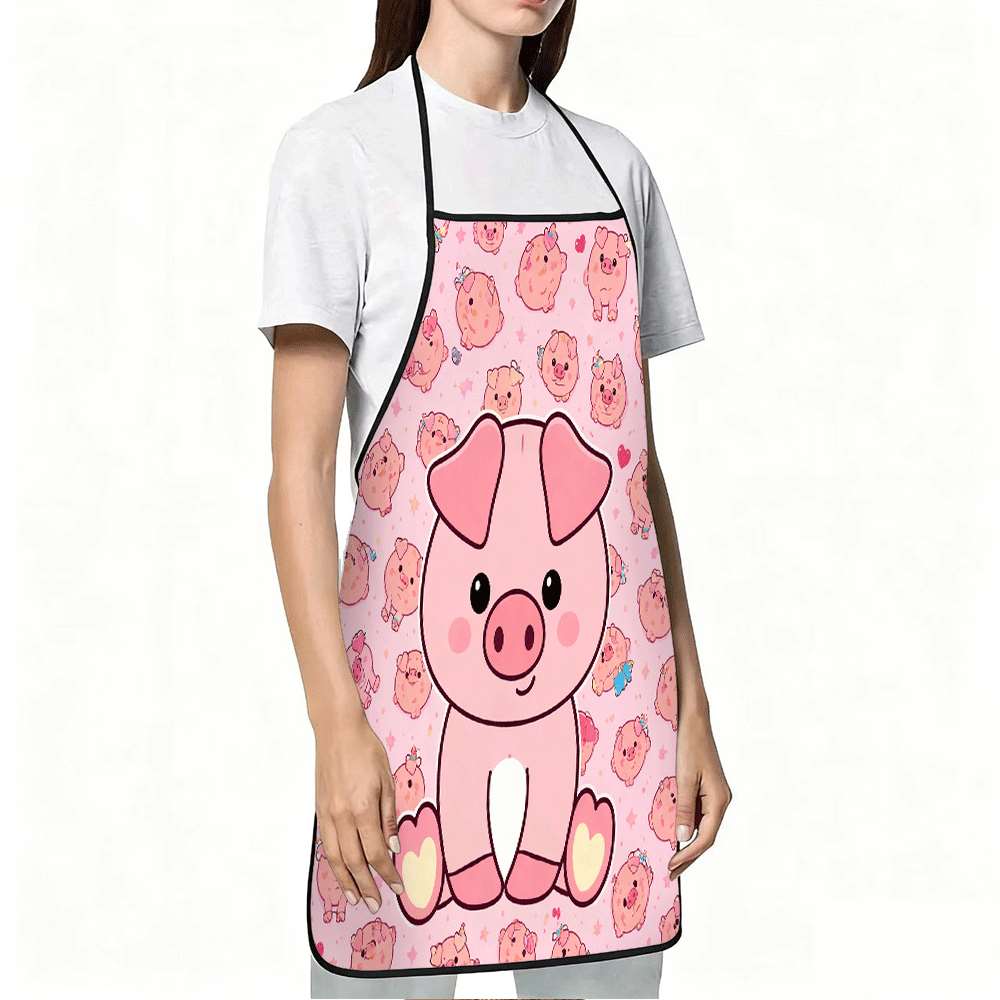 楽しい動物をテーマにしたエプロン1枚、キュートで甘いピンクの - Kitchen Baking Gift Ideas のレビューと価格