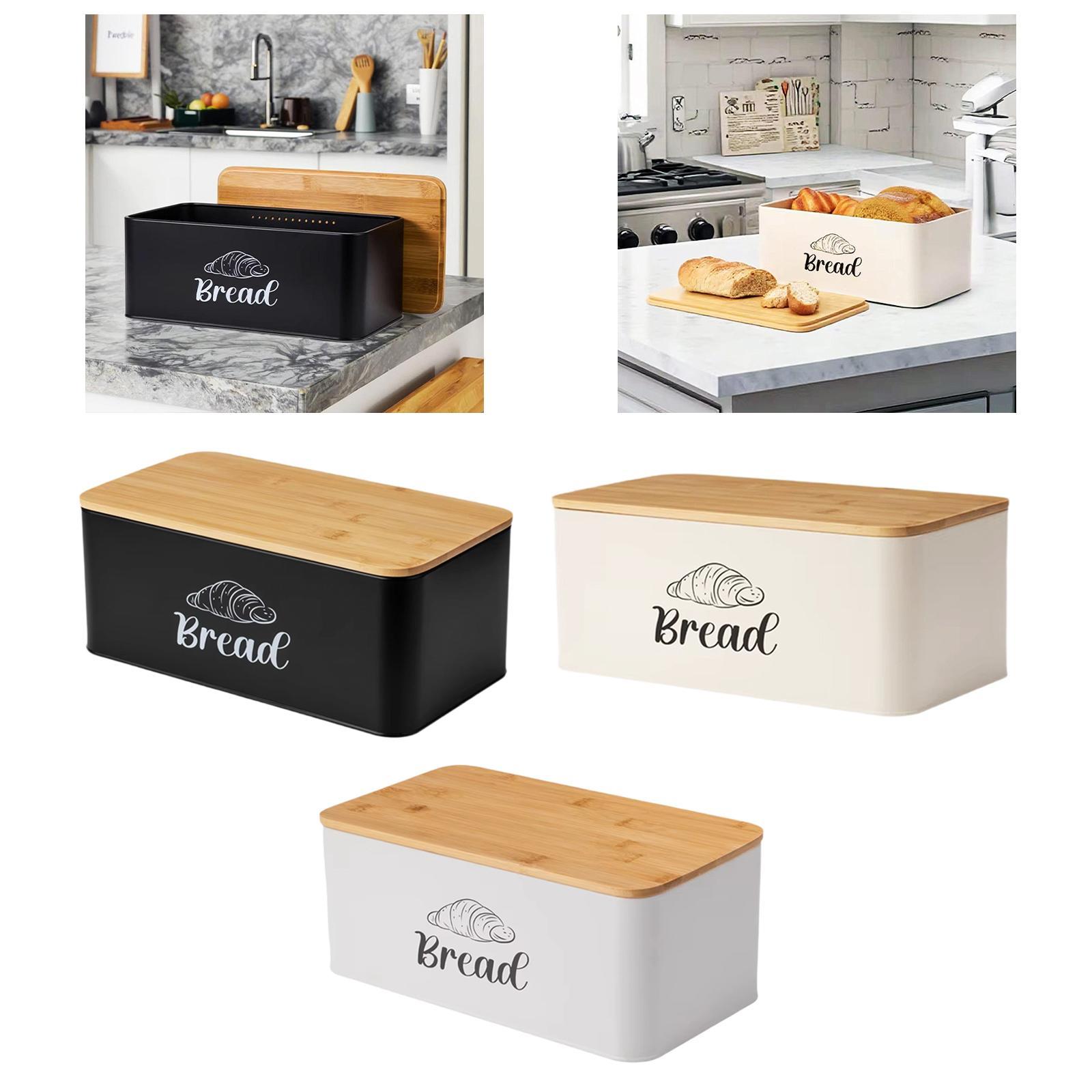 キッチンカウンター用ブレッドボックス 頑丈で多用途なギフト  - Kitchen Baking Pantry のレビューと価格