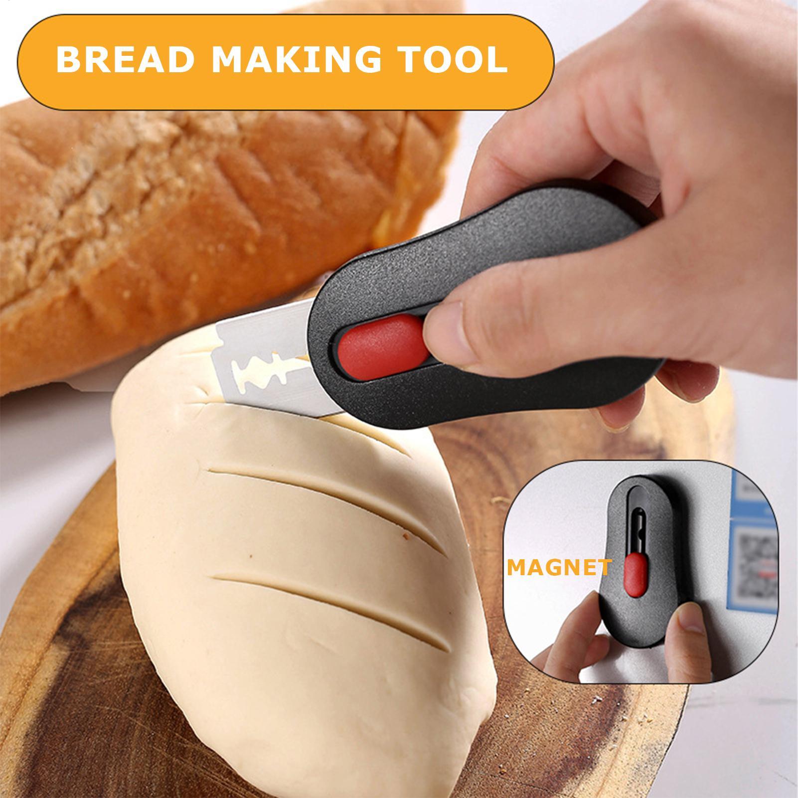 サワー種パン用スコアリングレーメ、パン切りツール、5枚刃付き - Bread Lame Scoring のレビューと価格
